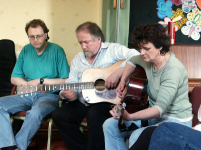 From left: Ian Jesse, Mike Martin and Sue Hancell.